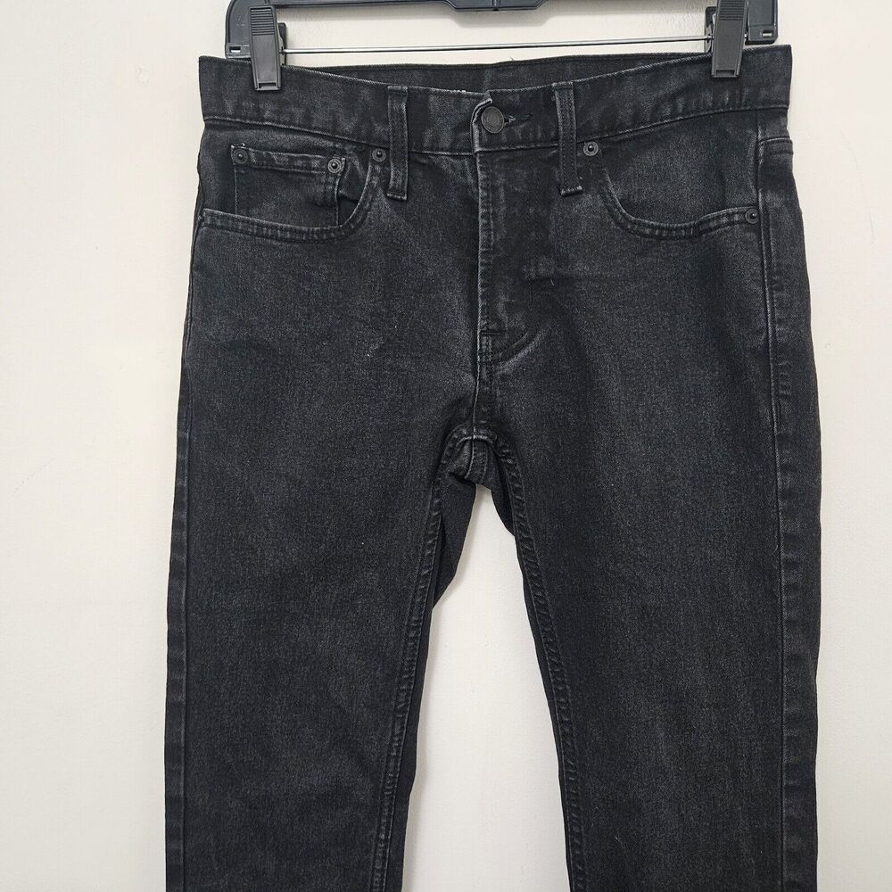 OLD NAVY Women's Black Solid Denim Skinny Stretch Jeans Size 28x30 - Picture 2 of 8